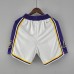 75th anniversary Los Angeles Lakers white NBA shorts-4966057