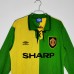 1992/94 Retro Manchester United M-U Away Green Jersey version Long sleeve-3610548
