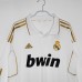 2011/12 Retro Real Madrid Home White Jersey version Long sleeve-7498036