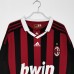 2009/10 Retro AC Milan Home Red Jersey version Long sleeve-3124264