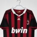2009/10 Retro AC Milan Home Red Jersey version short sleeve-8833767