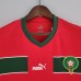 2022 Morocco home Red Jersey version short sleeve-7124210