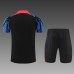 2022 Portugal Training Suit Short Sleeve Kit Black suit short sleeve kit Jersey (Shirt + Short)-3290170