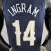 75th Anniversary New Orleans Pelicans Ingram #14 Navy Blue NBA Jersey-2228364
