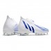 Predator Edge Geometric+ FG Soccer Shoes-White/Blue-1824187