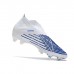 Predator Edge Geometric+ FG Soccer Shoes-White/Blue-4120775