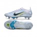 Mercurial Vapor XIV Elite SG Soccer Shoes-White/Blue-7881602