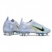 Mercurial Vapor XIV Elite SG Soccer Shoes-White/Blue-7881602