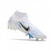 Mercurial Superfly 8 Elite SG Soccer Shoes-White/Blue-2723886