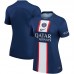 22/23 Paris Saint-Germain PSG Home Navy Blue Women suit short sleeve kit Jersey (Shirt + Short)-953431