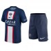 22/23 Paris Saint-Germain PSG Home Navy Blue suit short sleeve kit Jersey (Shirt + Short+Sock)-964607