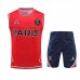 22/23 PSG vest training suit kit red Suit Shorts Kit Jersey (Vest + Short)-562853