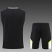 22/23 Borussia Dortmund vest training suit kit black and white Suit Shorts Kit Jersey (Vest + Short)-4791116