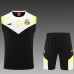22/23 Borussia Dortmund vest training suit kit black and white Suit Shorts Kit Jersey (Vest + Short)-4791116