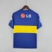 Retro Boca Juniors 09/10 home Blue Yellow Jersey version short sleeve-1716146