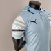 22/23 POLO Manchester City Light Blue Jersey version short sleeve-2462938