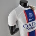 22/23 Paris Saint-Germain PSG away White Blue Jersey version short sleeve (player version)-8294642