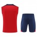 22/23 Paris Saint-Germain PSG vest training suit kit Red Suit Shorts Kit Jersey (Vest + Short)-465799