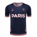 22/23 Paris Saint-Germain PSG Training Suit Short Sleeve Kit Navy Blue Shorts Kit Jersey (Shirt + Short)-9033995