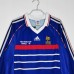 1998 Retro France home Blue Jersey version Long sleeve-7335649