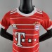 22/23 kids kit Bayern Munich home Red Kids suit short sleeve kit Jersey (Shirt + Short + Sock )-438771