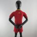 22/23 Roma kids kit home Red Kids suit short sleeve kit Jersey (Shirt + Short )-5216175