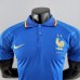 2022 World Cup National Team POLO France Blue Jersey version short sleeve-8321649