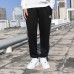 Fashion Casual Long Pants-Black/White-8686526