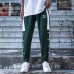 Fashion Casual Long Pants-Green/White-6158138