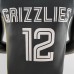 MORANT#12 Memphis Grizzlies Honor Edition Black NBA Jersey-2928931
