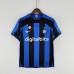 22/23 Inter Milan home Blue Black Suit Shorts Kit Jersey (Shirt + Short)-6465507