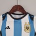 22/23 Baby Argentina Home White Blue Jersey version short sleeve-1492140