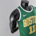 Boston Celtics IRVING#11 Green Gold NBA Jersey-3174589