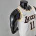75th Anniversary IRVING #11 Los Angeles Lakers White NBA Jersey-238694