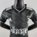 22/23 Juventus kids kit Away Black Kids suit short sleeve kit Jersey (Shirt + Short )-4226408