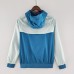 2022 Palmeiras Hooded Windbreaker Blue jacket Windbreaker-4363114