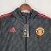 2022 Manchester United M-U Hooded Windbreaker Black jacket Windbreaker-9076264
