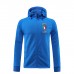 2022 Italy Jersey Blue Hooded Edition Classic Training Suit (Top + Pant)-1224982