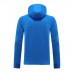 2022 Italy Jersey Blue Hooded Edition Classic Jacket Training-3312472