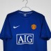 2008/09 Retro Manchester United M-U Second Away Blue Jersey version short sleeve-6332788