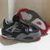 Air Jordan 4 AJ4 Retro High Running Shoes-Black/Gray-3620662