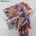 Bearbrick 400% Valentine's Day Building Blocks Bear Tide Play Doll Doll Violent Bear Decoration Ornament-4372530