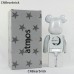 Bearbrick Atmos five-pointed star building block bear 400% 28CM tide play doll violent bear doll ornaments-White-7381112