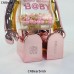 Bearbrick electroplating black gold powder gold building blocks bear 400% trendy play doll doll ornaments-Pink-7163033