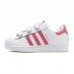 Superstar Kids Running Shoes-White/Pink-6299962