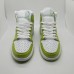 Air Jordan 1 Low AJ1 High Running Shoes-Green/White-6120764