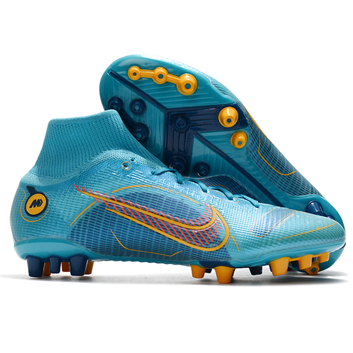 Mercurial Superfly VIII Elite AG Dream Speed Soccer Shoes-Blue/Yellow-8522323
