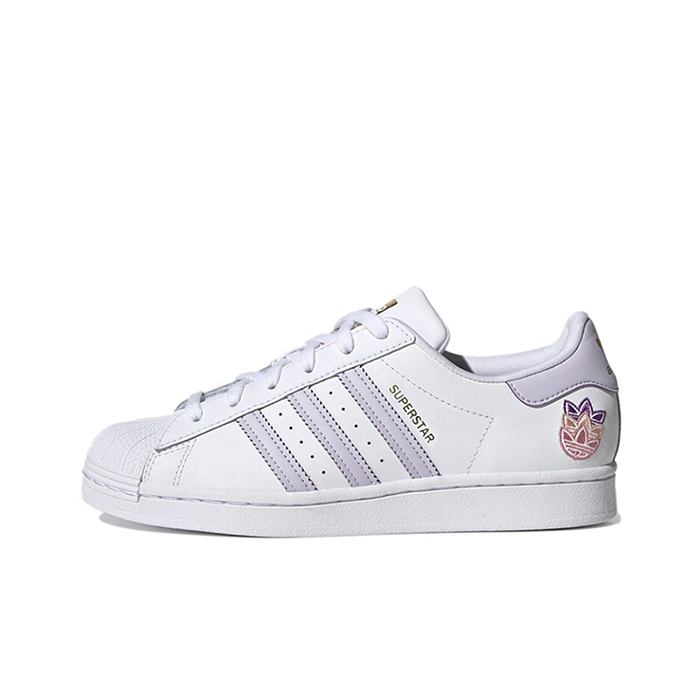 SUPERSTAR Running Shoes-White/Purple-6756959