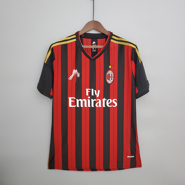 Retro AC Milan 13/14 home Jersey version short sleeve-5866987