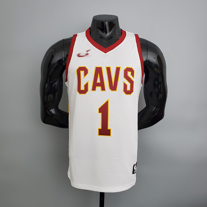 Cleveland Cavaliers Rose #1 White NBA Jersey-6870219